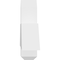 Ekena Millwork Eugene Architectural Grade PVC Gable Bracket, 36"W x 12"H x 4"D x 6"F, 8/12 Pitch GBP036X12X0406EUG00 - alternate 2